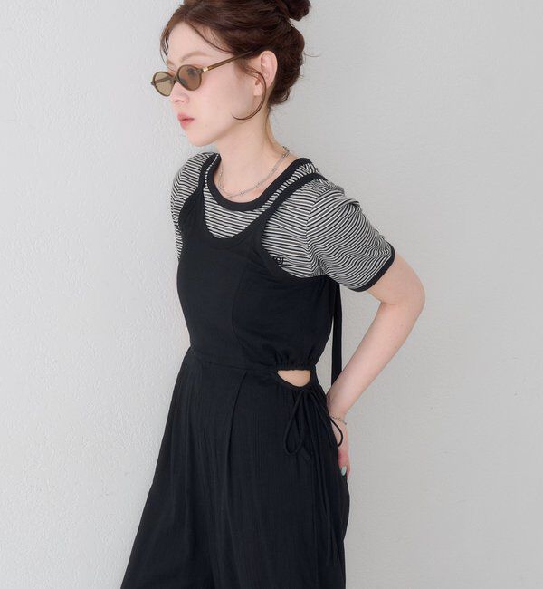  「ボーダー刺繍TEE」|Tシャツ・カットソー|