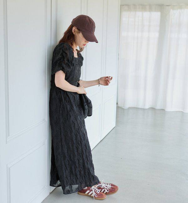  「シアーフラワーリボンワンピース」|ワンピース|