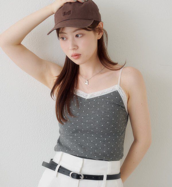  「ロゴ刺繍キャップ」|ハット|