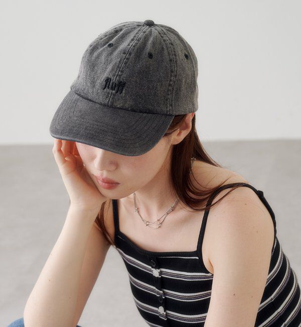  「ロゴ刺繍キャップ」|ハット|