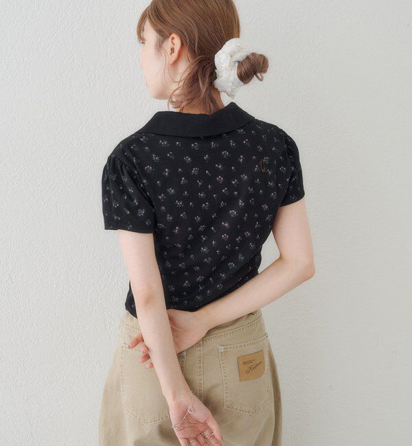  「【6.21(日)0:00発売/WEB先行】フラワーチビポロtee」|ポロシャツ|