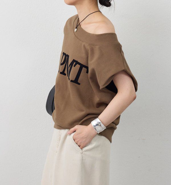  「オフショルスウェットTee」|Tシャツ・カットソー|