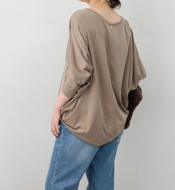  「キュプラボートドルマンカットソー」|Tシャツ・カットソー|