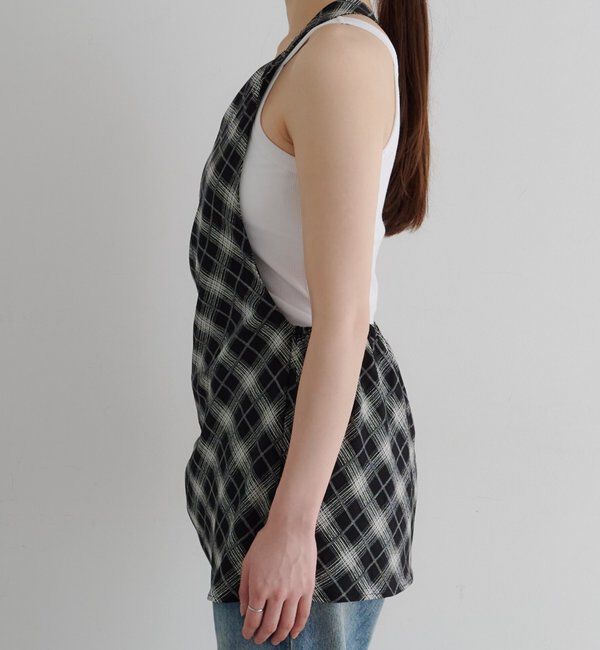  「【14段階調節可能】バイヤスチェックホルタービスチェ」|シャツ・ブラウス|