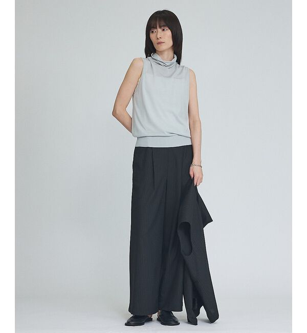 qualite「【セットアップ対応】ウールライクワイドパンツ」|その他|