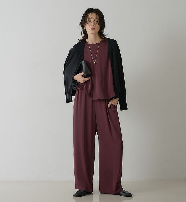 qualite「テンセルウールカシュクールカーディガン」|カーディガン|