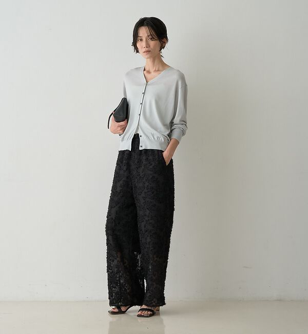 qualite「テンセルウールカシュクールカーディガン」|カーディガン|