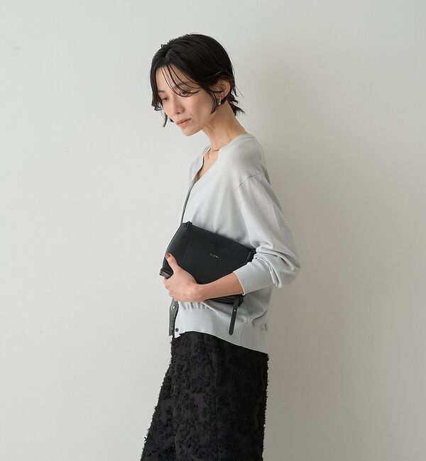 qualite「テンセルウールカシュクールカーディガン」|カーディガン|