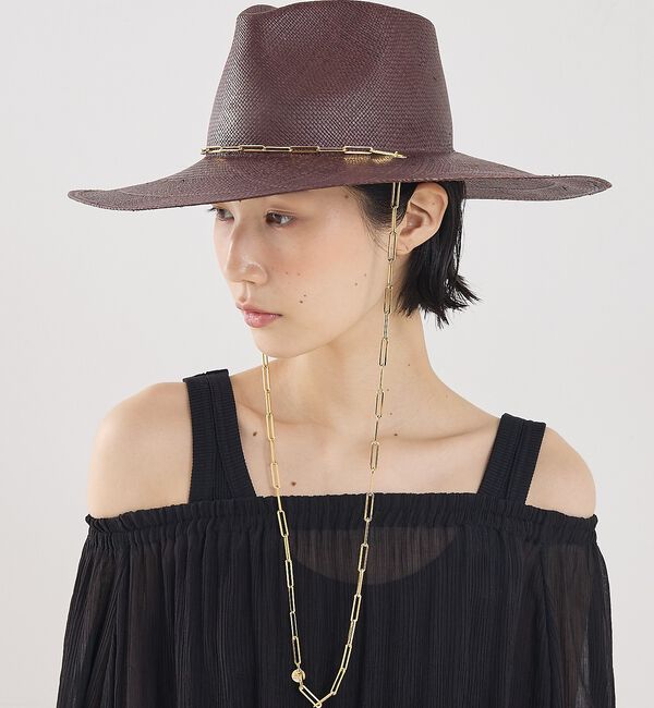 The Store by C' 「【VAN PALMA】LIVY JR／チェーン付きパナマハット」|その他|
