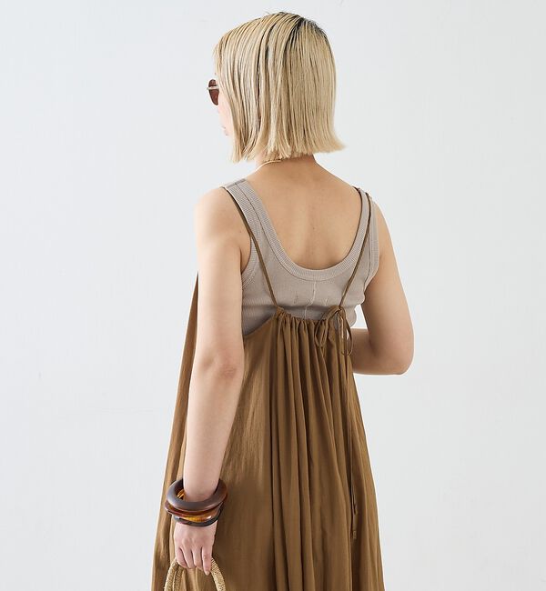 The Store by C' 「【COCUCA】ギャザーキャミドレス」|ワンピース|
