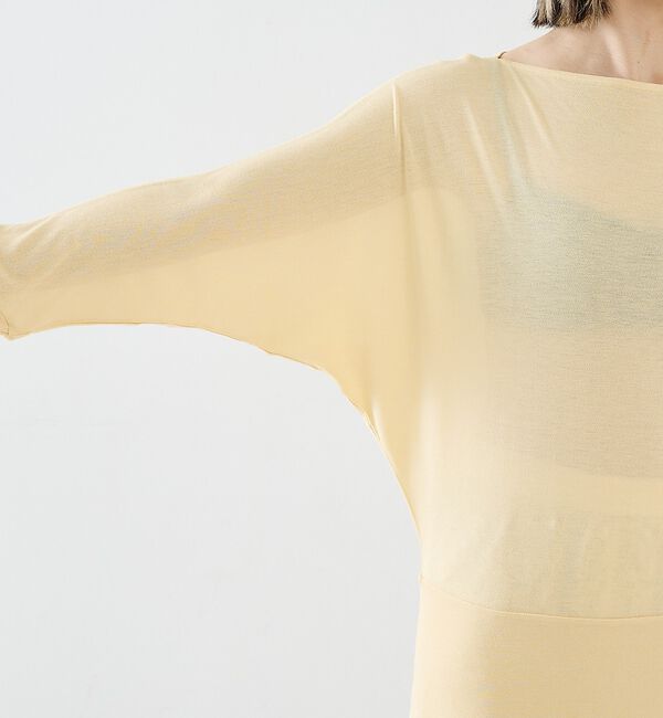 The Store by C' 「【TOTEME】Boatneck Jersey Top／ボートネックジャージート」|Tシャツ・カットソー|