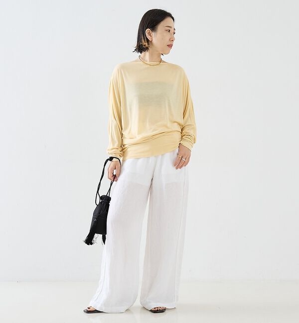 The Store by C' 「【TOTEME】Boatneck Jersey Top／ボートネックジャージート」|Tシャツ・カットソー|
