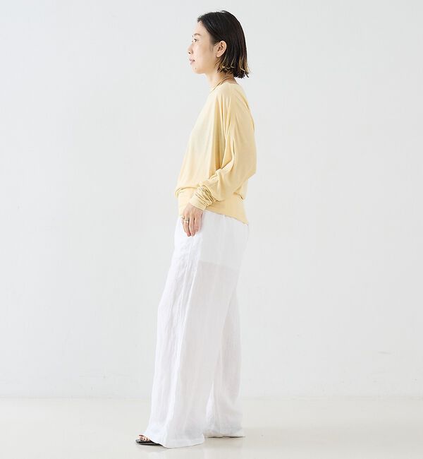 The Store by C' 「【TOTEME】Boatneck Jersey Top／ボートネックジャージート」|Tシャツ・カットソー|