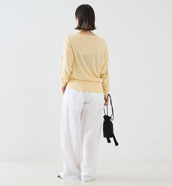 The Store by C' 「【TOTEME】Boatneck Jersey Top／ボートネックジャージート」|Tシャツ・カットソー|