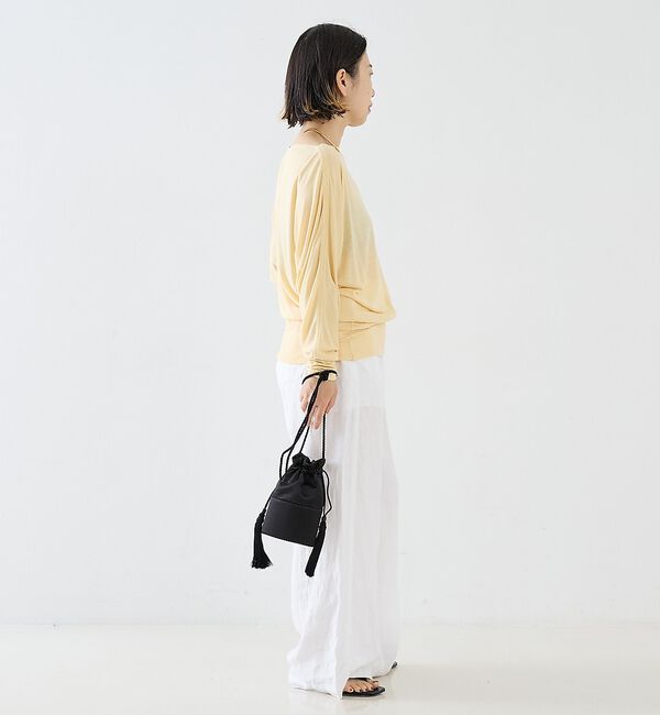 The Store by C' 「【TOTEME】Boatneck Jersey Top／ボートネックジャージート」|Tシャツ・カットソー|