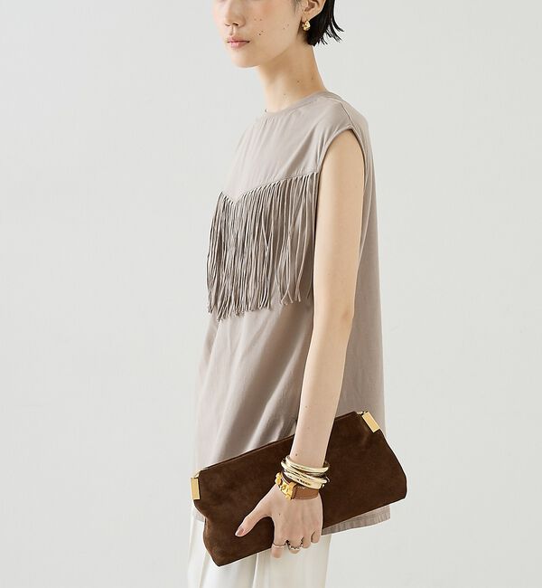 The Store by C' 「【COCUCA】フリンジノースリーブ」|Tシャツ・カットソー|