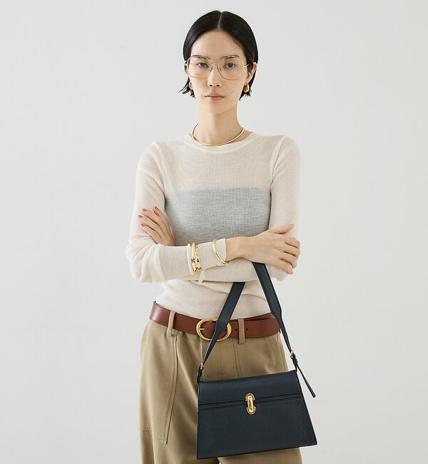 The Store by C' 「【COCUCA】ウールシフォンリブプルオーバー」|Tシャツ・カットソー|