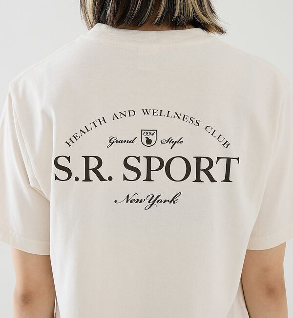 The Store by C' 「【Sporty&Rich】Wimbledon T-Shirt／ロゴTシャツ」|Tシャツ・カットソー|