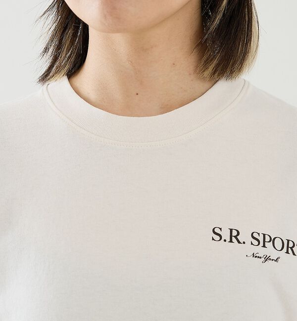 The Store by C' 「【Sporty&Rich】Wimbledon T-Shirt／ロゴTシャツ」|Tシャツ・カットソー|