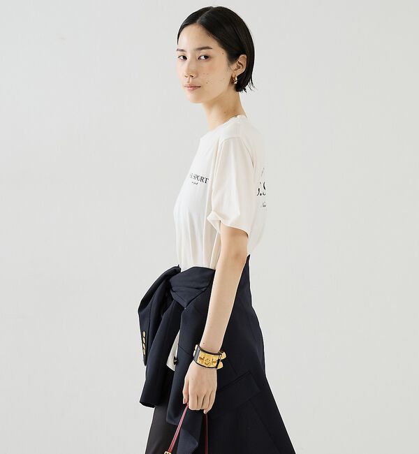 The Store by C' 「【Sporty&Rich】Wimbledon T-Shirt／ロゴTシャツ」|Tシャツ・カットソー|