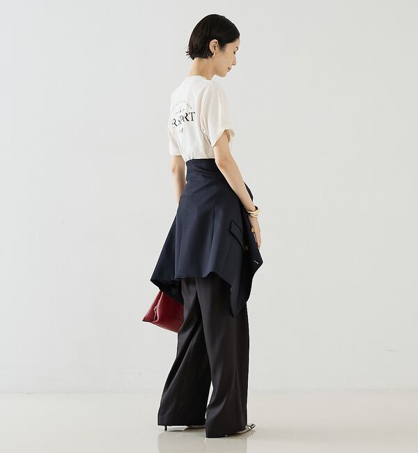 The Store by C' 「【Sporty&Rich】Wimbledon T-Shirt／ロゴTシャツ」|Tシャツ・カットソー|