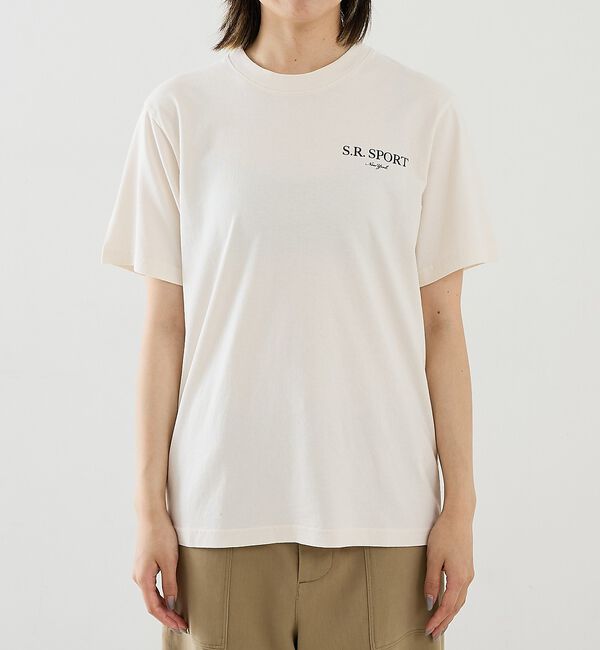 The Store by C' 「【Sporty&Rich】Wimbledon T-Shirt／ロゴTシャツ」|Tシャツ・カットソー|