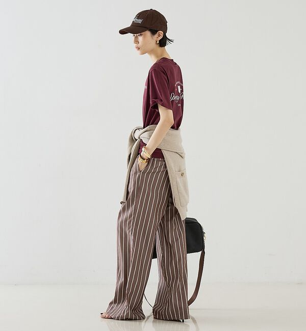 The Store by C' 「【Sporty&Rich】Syracuse T-Shirt／ロゴTシャツ」|Tシャツ・カットソー|