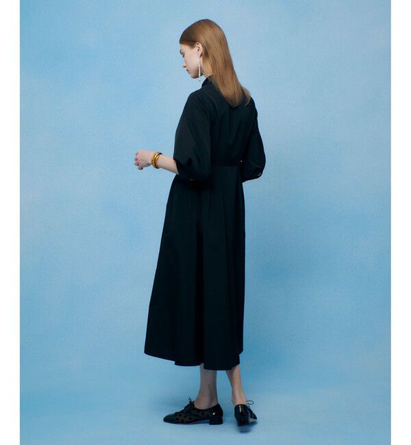 LOULOU WILLOUGHBY「【LOULOU WILLOUGHBY】タックパフシャツワンピース」|ワンピース|