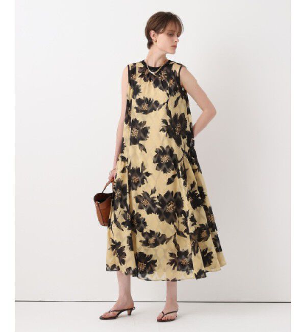 allureville「BIG FLOWER シアードレス」|ワンピース|