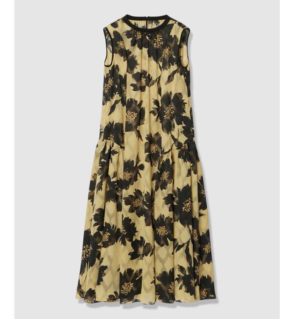 allureville「BIG FLOWER シアードレス」|ワンピース|