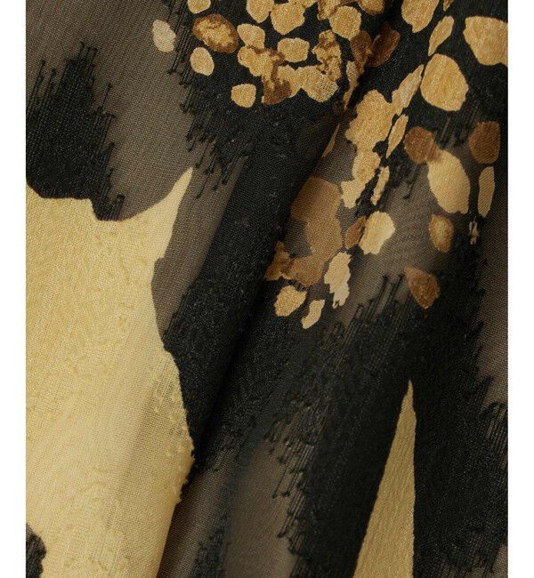 allureville「BIG FLOWER シアードレス」|ワンピース|
