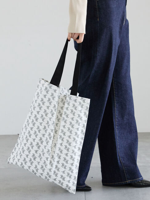 Te chichi「ファブリックトートバック(総柄)」|その他|オフホワイト