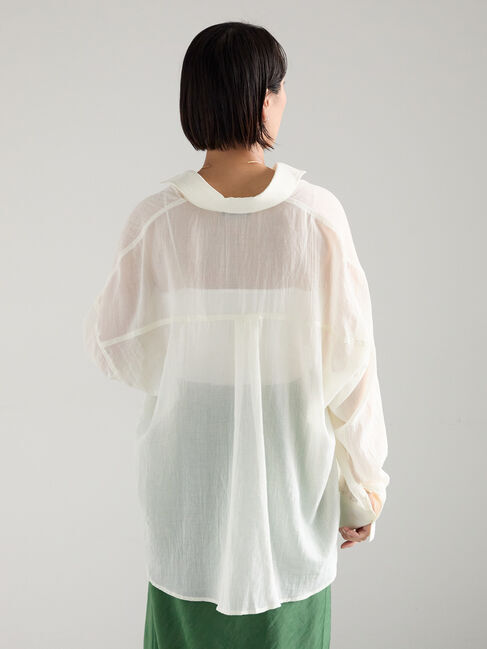 Te chichi「シャンブレーボイルシャツ(セットアップ可)」|シャツ・ブラウス|