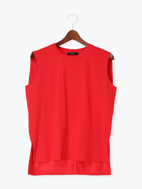 Te chichi「【接触冷感/UVカット】ノースリチュニック」|Tシャツ・カットソー|