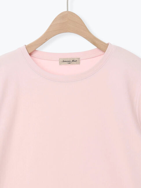 Samansa Mos2「【汗じみ防止】スムースTシャツ」|Tシャツ・カットソー|