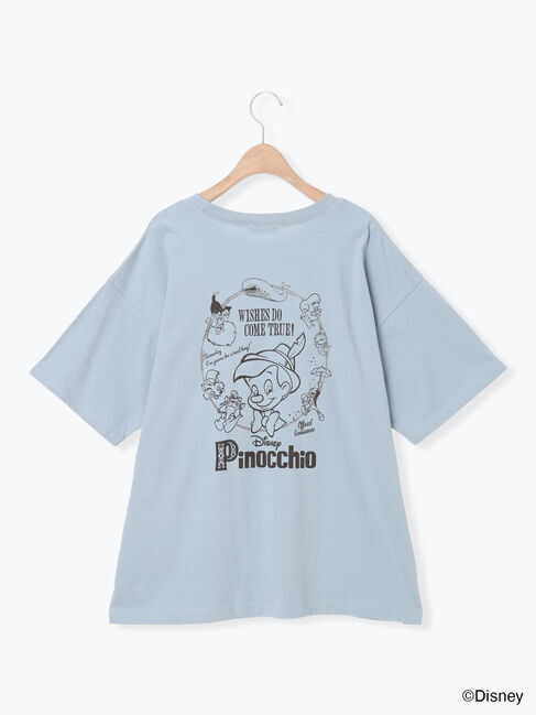 Samansa Mos2「【Disney】ピノキオ/バックプリントTシャツ」|Tシャツ・カットソー|