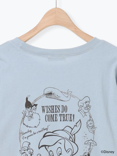 Samansa Mos2「【Disney】ピノキオ/バックプリントTシャツ」|Tシャツ・カットソー|