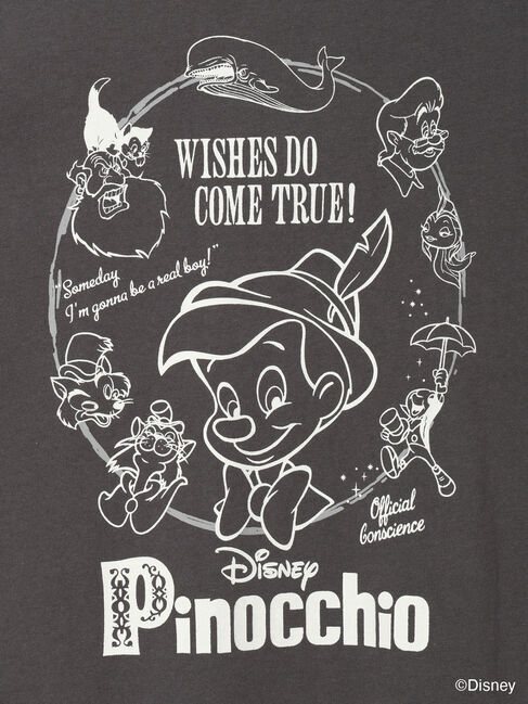 Samansa Mos2「【Disney】ピノキオ/バックプリントTシャツ」|Tシャツ・カットソー|