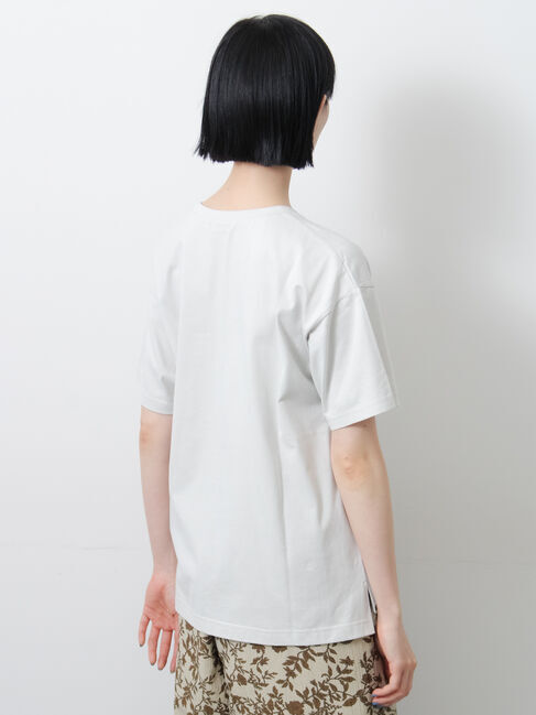 Samansa Mos2「◇【接触冷感】アソート箔プリントTシャツ」|Tシャツ・カットソー|