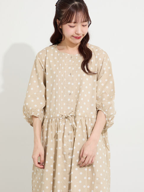 Samansa Mos2「【接触冷感】柄アソートワンピース《限定カラーあり》」|ワンピース|