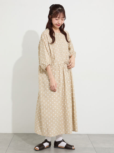 Samansa Mos2「【接触冷感】柄アソートワンピース《限定カラーあり》」|ワンピース|