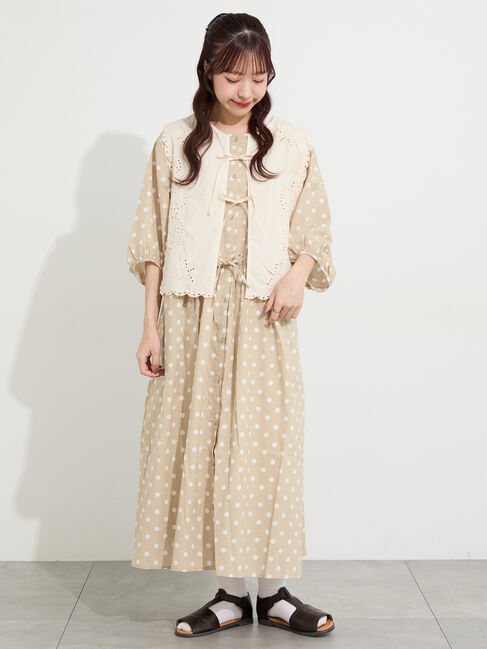 Samansa Mos2「【接触冷感】柄アソートワンピース《限定カラーあり》」|ワンピース|