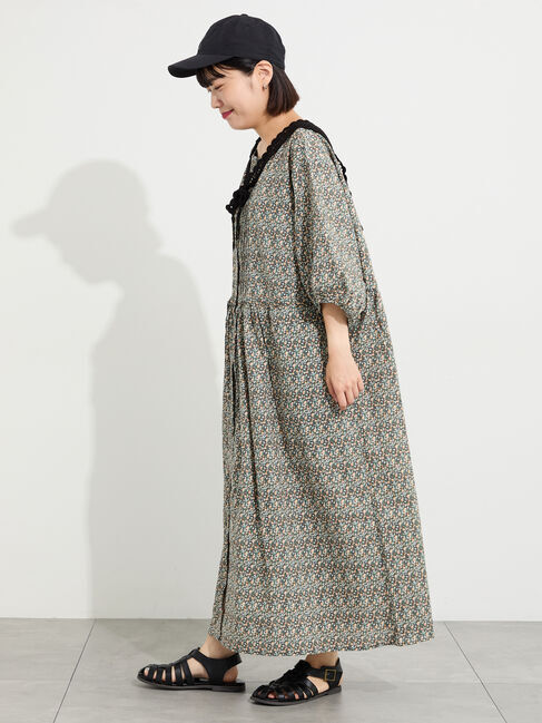 Samansa Mos2「【接触冷感】柄アソートワンピース《限定カラーあり》」|ワンピース|
