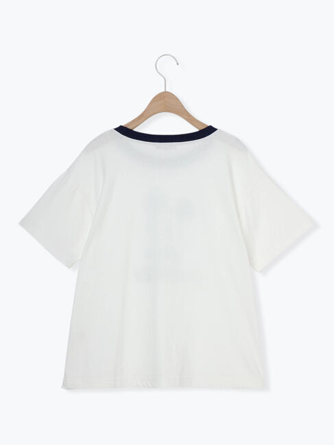 Samansa Mos2「【Disney】ミッキーマウス/リンガーTシャツ」|Tシャツ・カットソー|