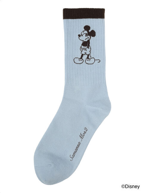 Samansa Mos2「【Disney】ミッキーマウス/ジャカードソックス」|ソックス|
