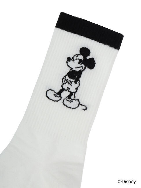 Samansa Mos2「【Disney】ミッキーマウス/ジャカードソックス」|ソックス|