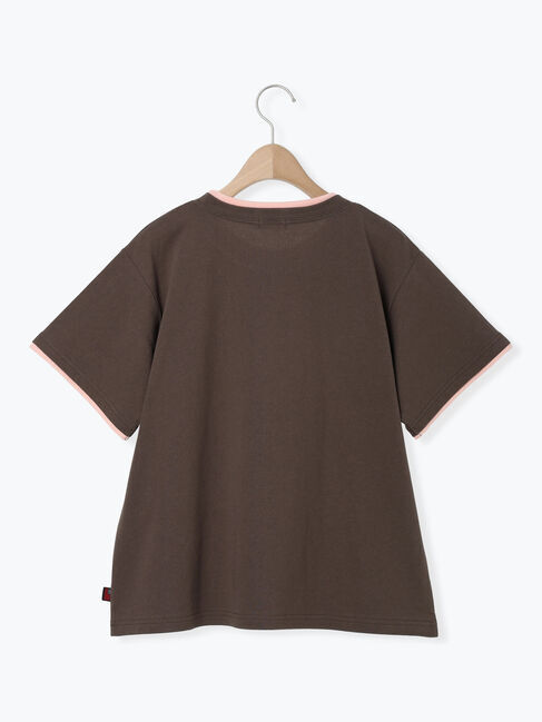 Samansa Mos2「【USAコットン】レイヤード風Tシャツ」|Tシャツ・カットソー|
