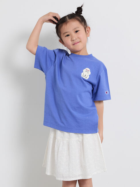 Samansa Mos2 Lagom「【Champion】さがら刺繍Tシャツ」|Tシャツ・カットソー|