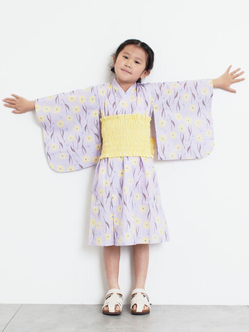 Samansa Mos2 Lagom「花柄浴衣」|その他|ラベンダー
