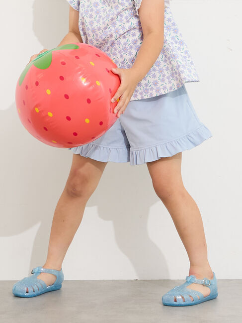 Samansa Mos2 Lagom「【吸水速乾】裾フリルキュロット」|その他|サックスブルー